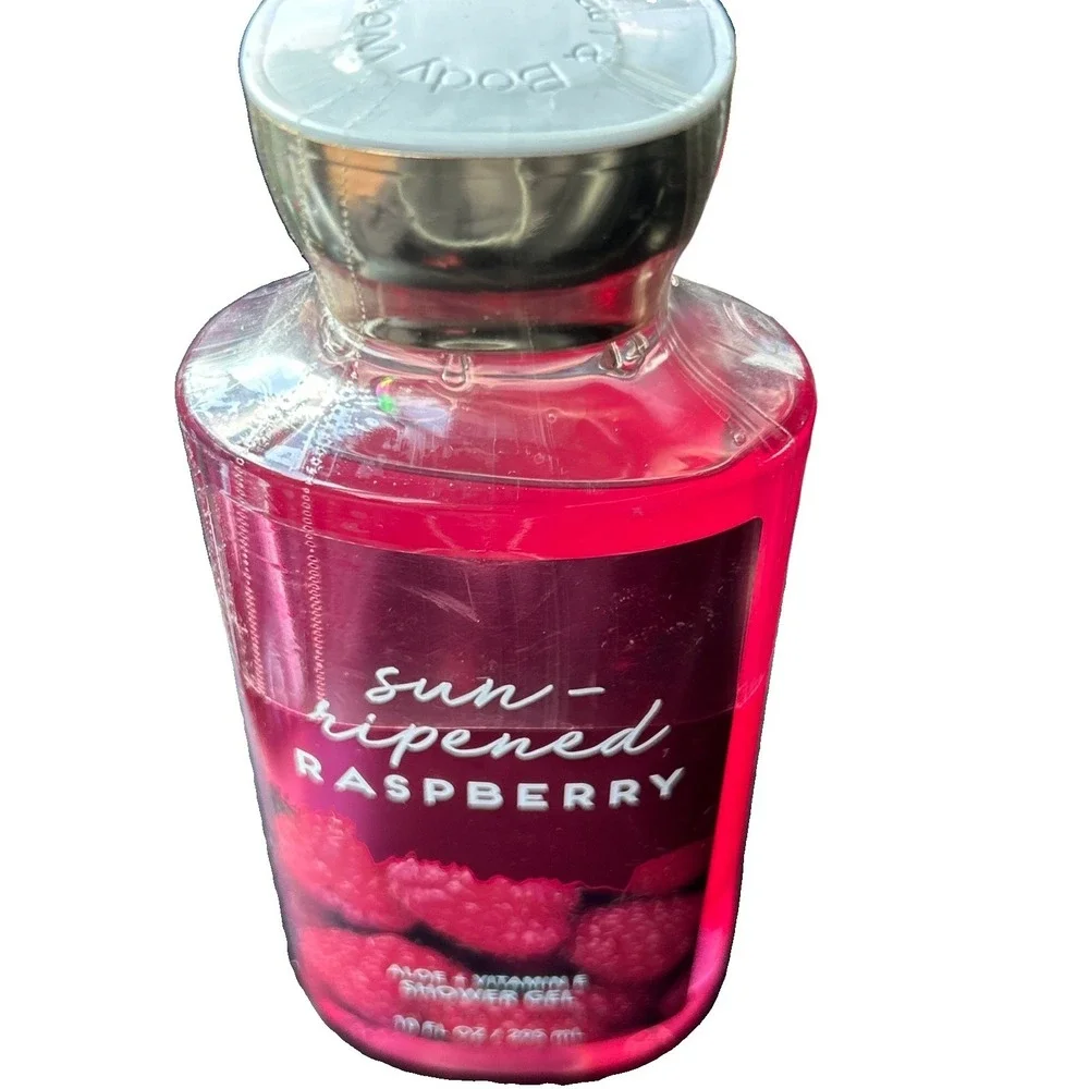 Bath & and Body Works Sun-Ripened Raspberry Shower Gel Body Wash 10oz Sealed New
